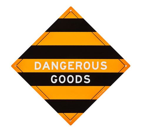 Picture of Medium Sign "Dangerous Goods" 270x270mm