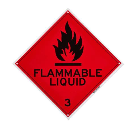 Picture of Medium Sign "Flammable Liquid" 270x270mm
