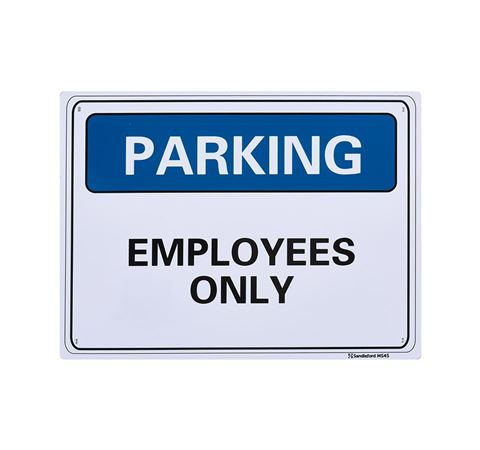 Picture of Medium Sign "Employees Parking Only"