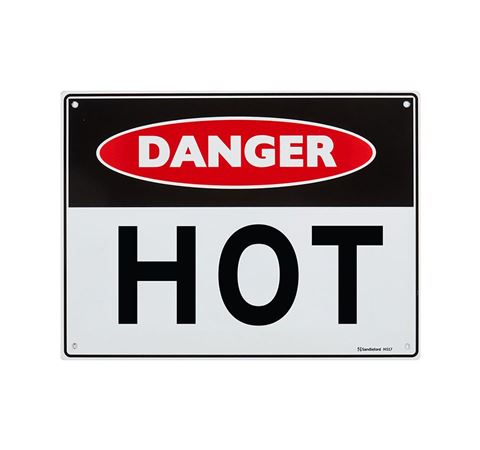 Picture of Medium Sign "HOT"