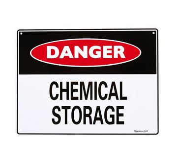 Picture of Medium Sign "Chemical Storage"