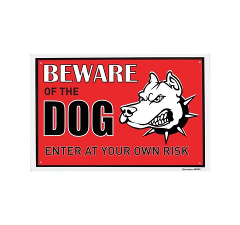 Picture of Medium Sign "Beware of the Dog"