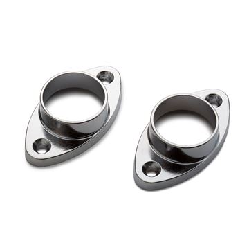 Picture of ROD MODULAR CHROME FITTINGS++25MM OVAL FLANGE PK2