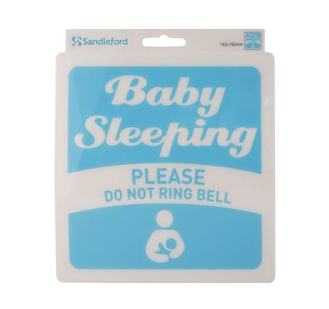 Picture of 152 x 152 mm "Do not Ring Bell Baby Sleeping"