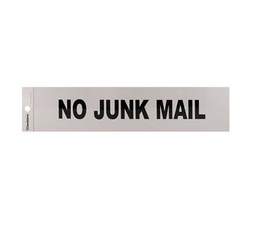 Picture of 245 x 58 mm "No Junk Mail" 