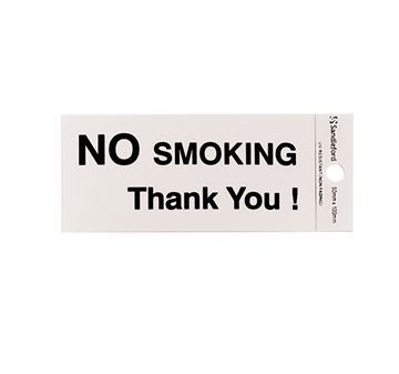Picture of 100 x 50 mm "No Smoking Thank You!"