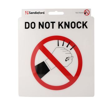 Picture of 152 x 152 mm "Do not Knock" 