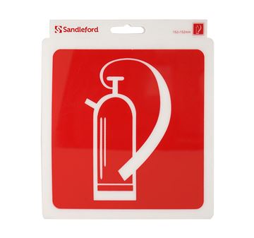 Picture of 152 x 152 mm "Fire Extinguisher Symbol"