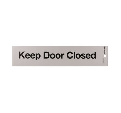 Picture of 245 x 58 mm "Keep Door Closed" 