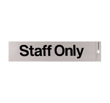 Picture of 245 x 58 mm "Staff Only" 