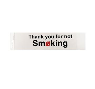 Picture of 245 x 58 mm "Thank You For Not Smoking" 