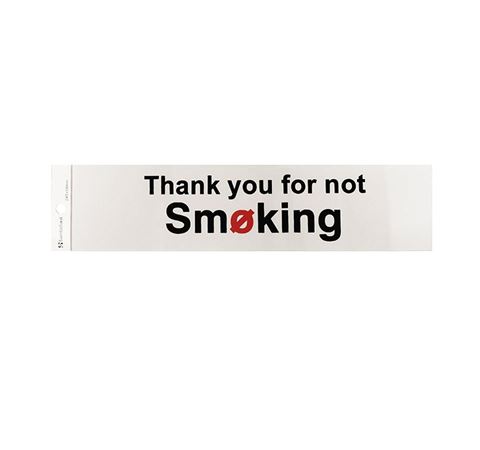 Picture of 245 x 58 mm "Thank You For Not Smoking" 