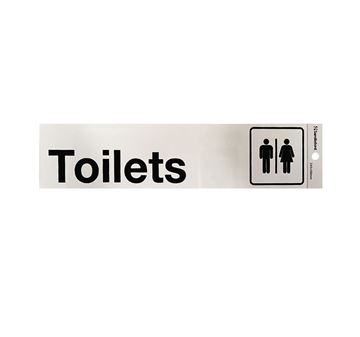 Picture of 245 x 58 mm "Toilets Men & Ladies Symbol"
