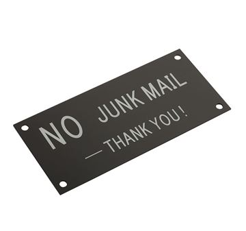No Junk Mail Staff Only Toilets Beware of the Dog No Entry Parking Smoking Signs 