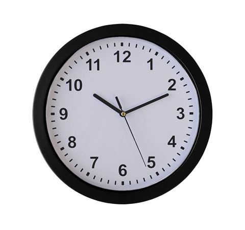 Picture of Clock Safe Black 250mm