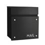 Picture of Montreal Letterbox  Black Stainless Steel