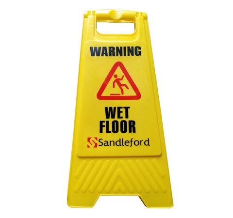 Picture of Wet floor sign Yellow