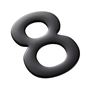 Picture of 50MM MODE NUMERAL MATTE BLACK