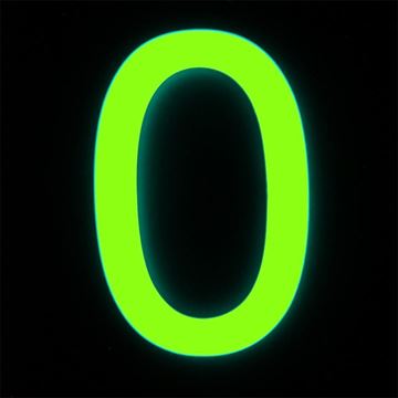 Picture of GLOW IN THE DARK NUMERAL 5